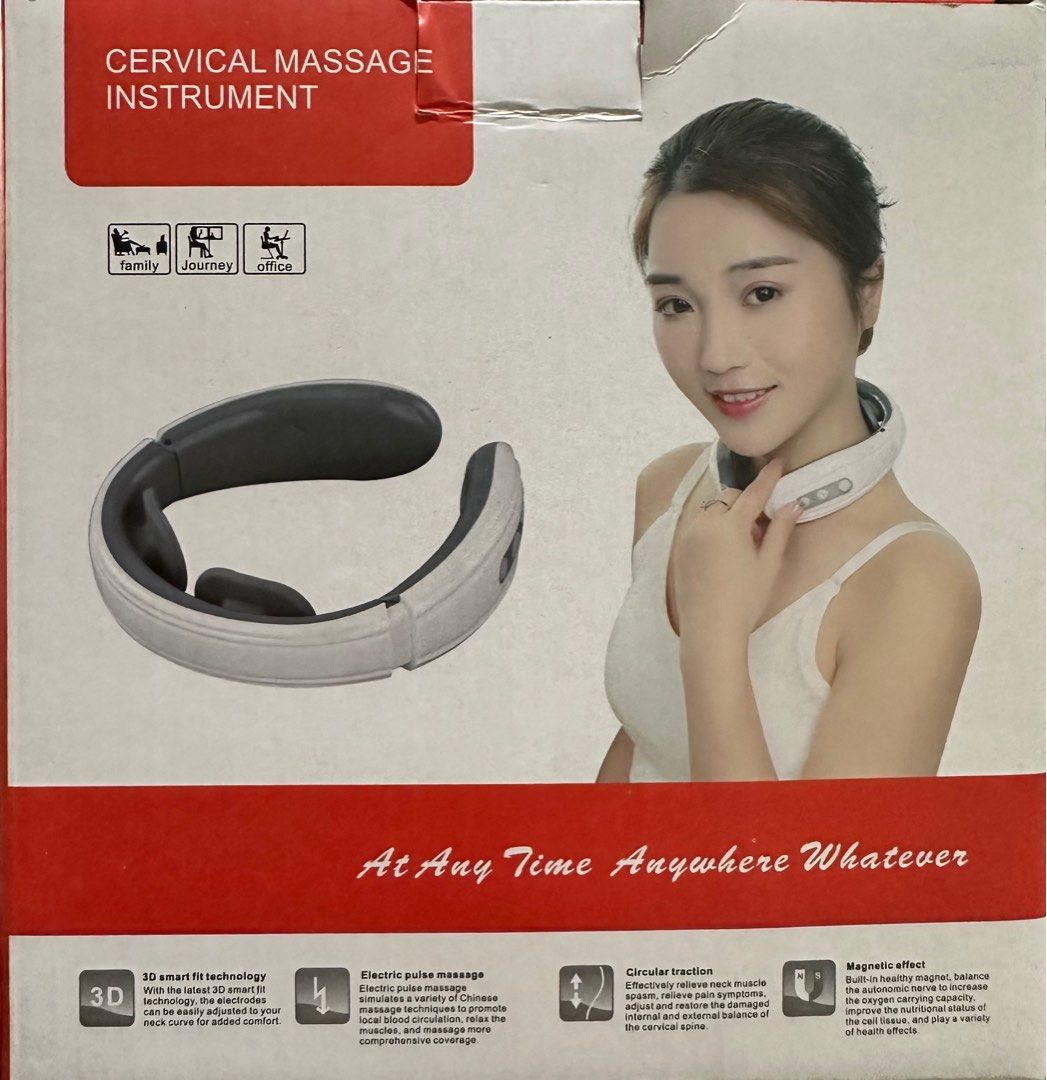 Cervical neck massage instrument, Health & Nutrition, Massage Devices ...