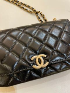 Chanel 22K Small Flap with Adjustable Chain in Dark Beige Lambskin AGH –  Brands Lover