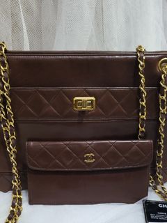 Chanel Quilted Fabric Vintage Tote Bag ○ Labellov ○ Buy and Sell Authentic  Luxury