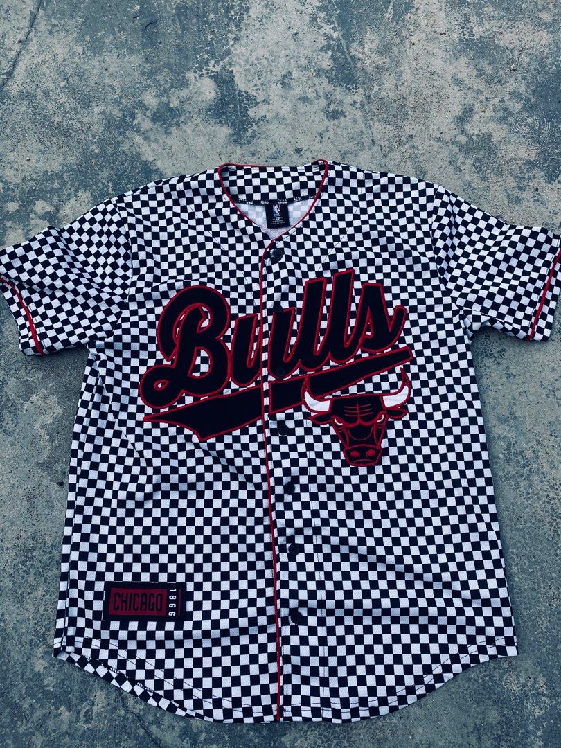Bulls checkered store jersey