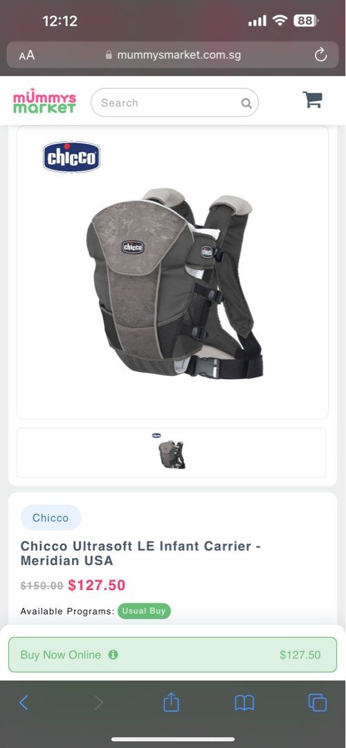 Chicco ultrasoft limited edition infant carrier hot sale