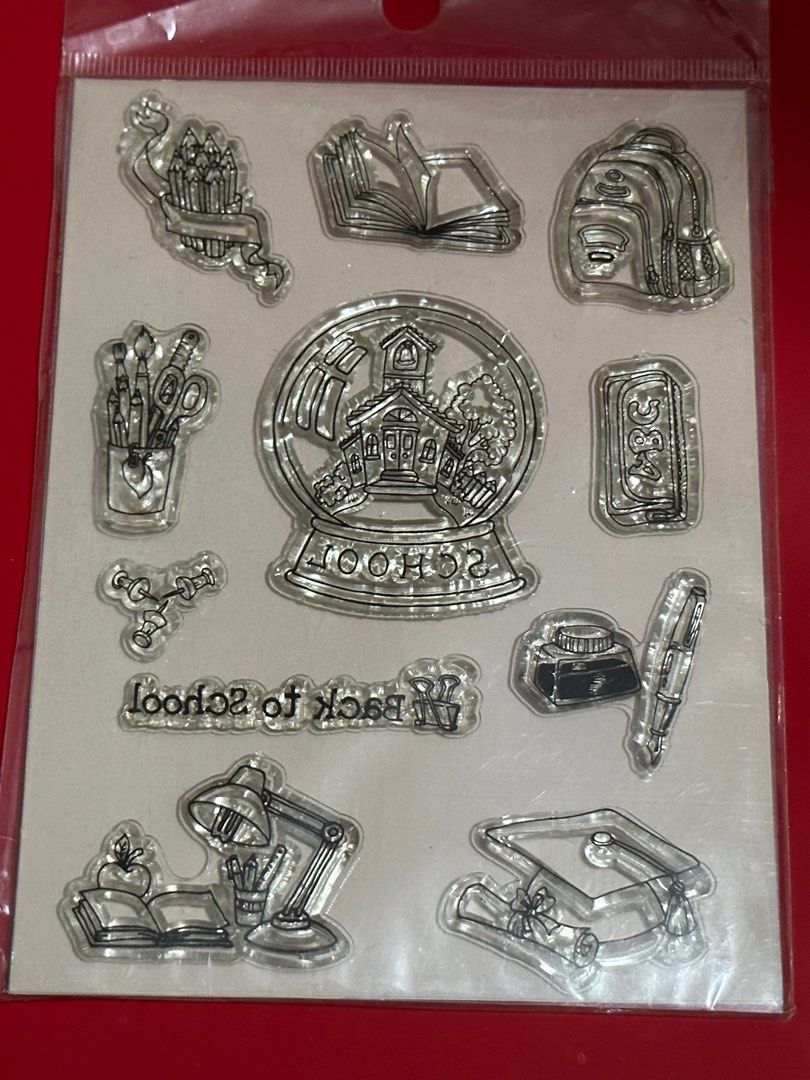 Clear Stamps # 2 (Category: Craft Supplies & Tools) located in Quezon City. Submitted by mikkos_closet (Listing ID 1252339108, Image 1). Description: Brand new / Unused.