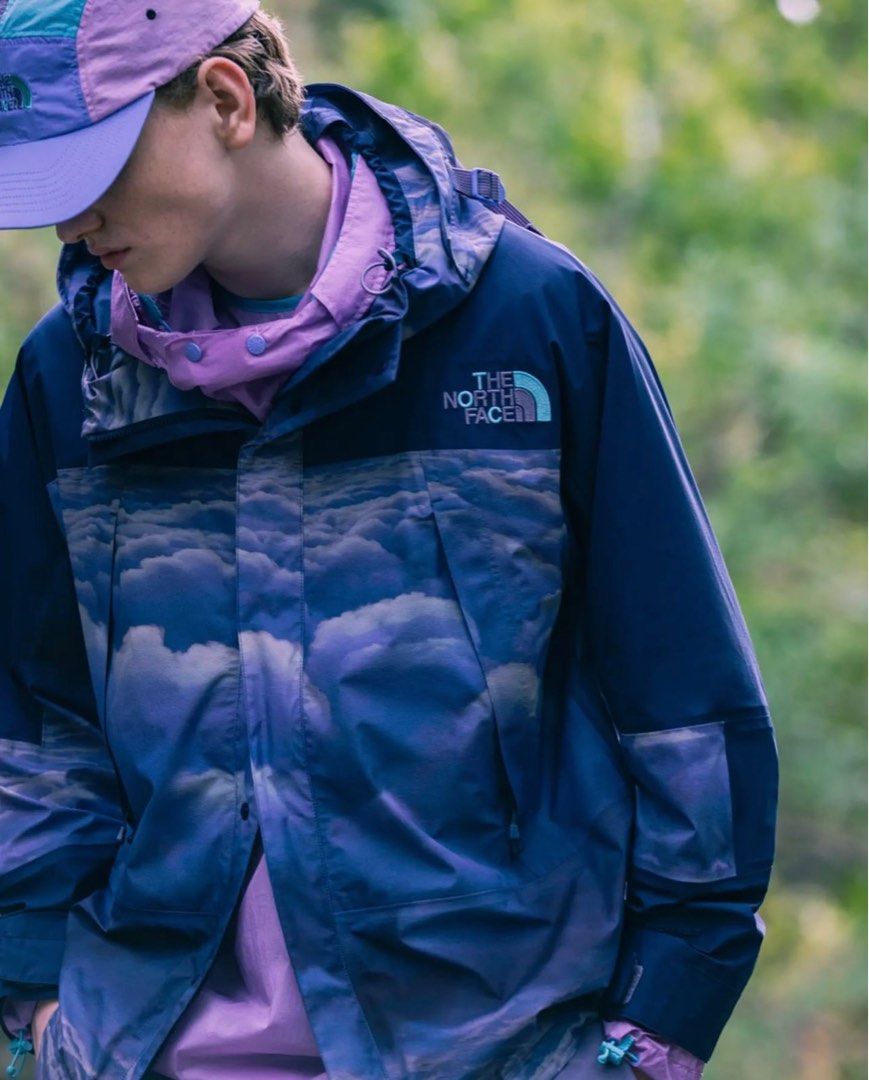 Clot x The North Face 3L SHELL JACKET + pants 一套navy Size M, 女