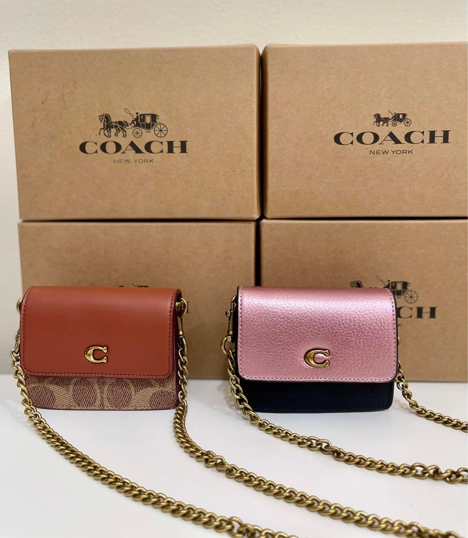 Coach Half Flap Card Case, Women's Fashion, Bags & Wallets, Crossbody