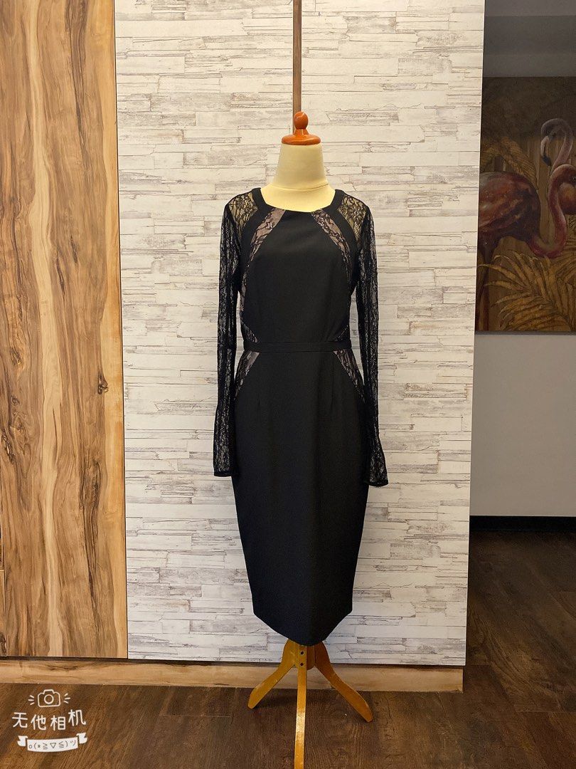 Coast black cocktail dress deals