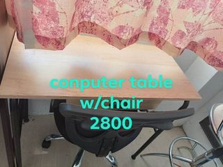 computer table with chair