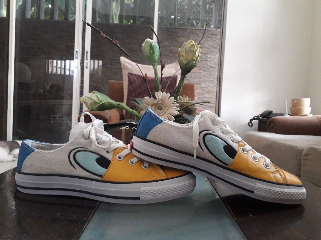 Converse x Donald duck Men s Fashion Footwear Sneakers on Carousell