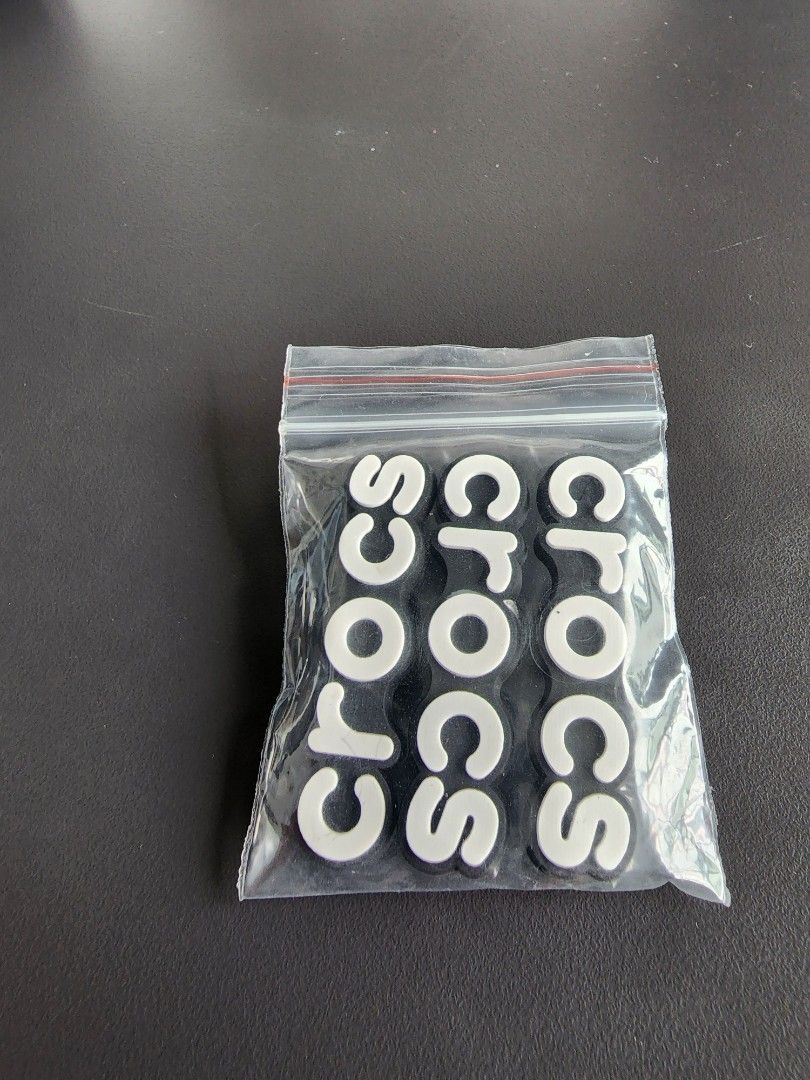 Crocs Logo Charm Jibbitz, Women's Fashion, Jewelry & Organisers, Charms