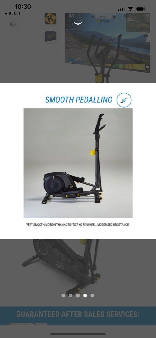 Vélo elliptique domyos el 500 clearance