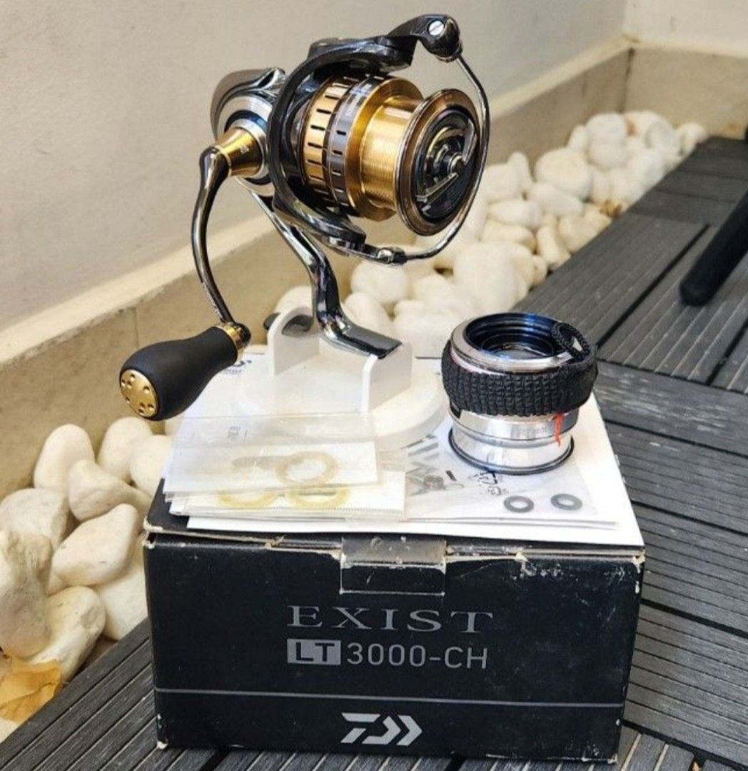 Daiwa Exists LT 3000-CH with SLP parts, Sports Equipment, Fishing on ...