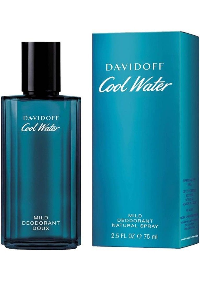 Davidoff Cool Water Mild Deodorant Spray 75ml Beauty Personal