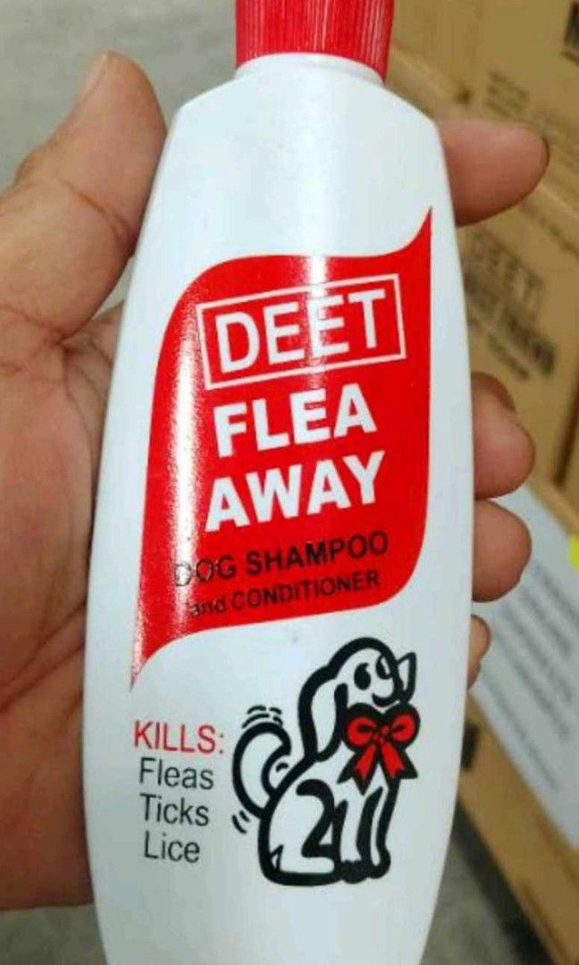 BUY 1 GET 1 DEET FLEA AWAY DOG SHAMPOO AND CONDITIONER ANTI FLEAS ANTI TICKS ANTI LICE Pet Supplies Health Grooming on Carousell