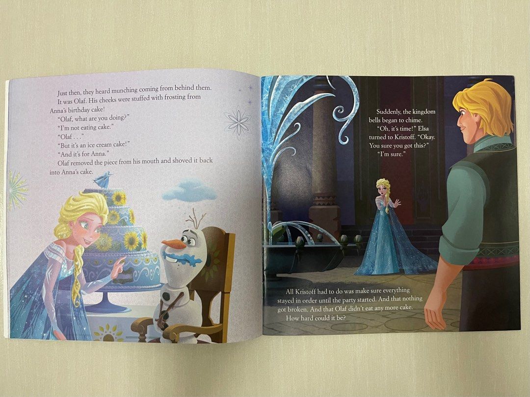 Disney Frozen Fever Read Along, 興趣及遊戲, 書本 & 文具, 小說 & 故事書 Carousell