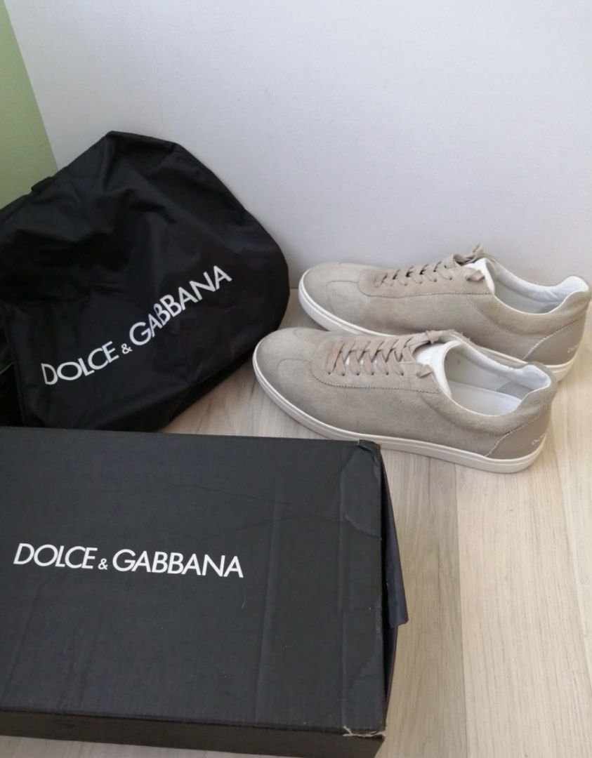 D&g white trainers new arrivals