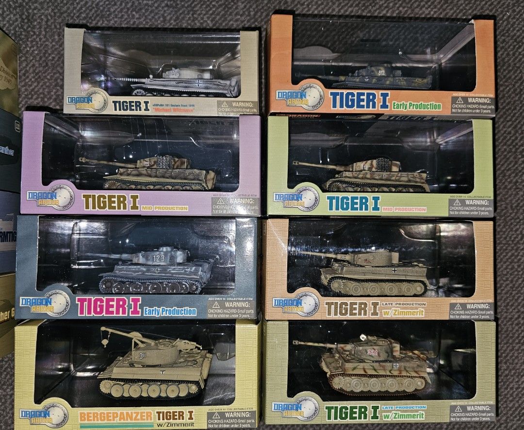 1/72ドラゴンアーマー タイガーⅠ 5台セット売り♪ 1/72ドラゴンアーマー タイガーⅠ 5台セット売り♪ 1/72ドラゴン