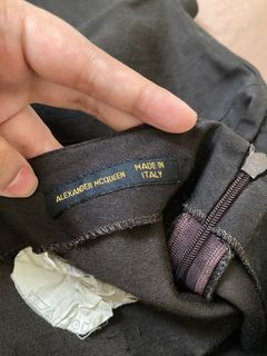 Early Vintage Alexander McQueen Virgin Wool Skirt