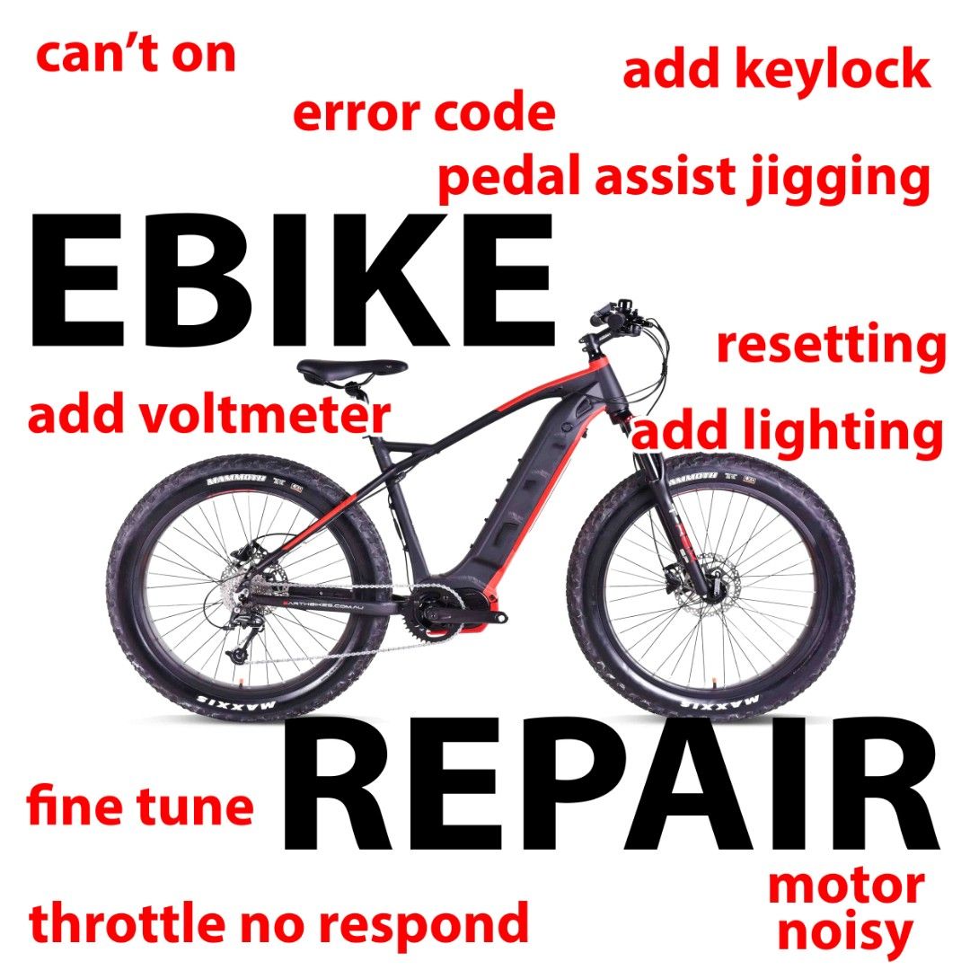 Motorized bicycle repair on sale