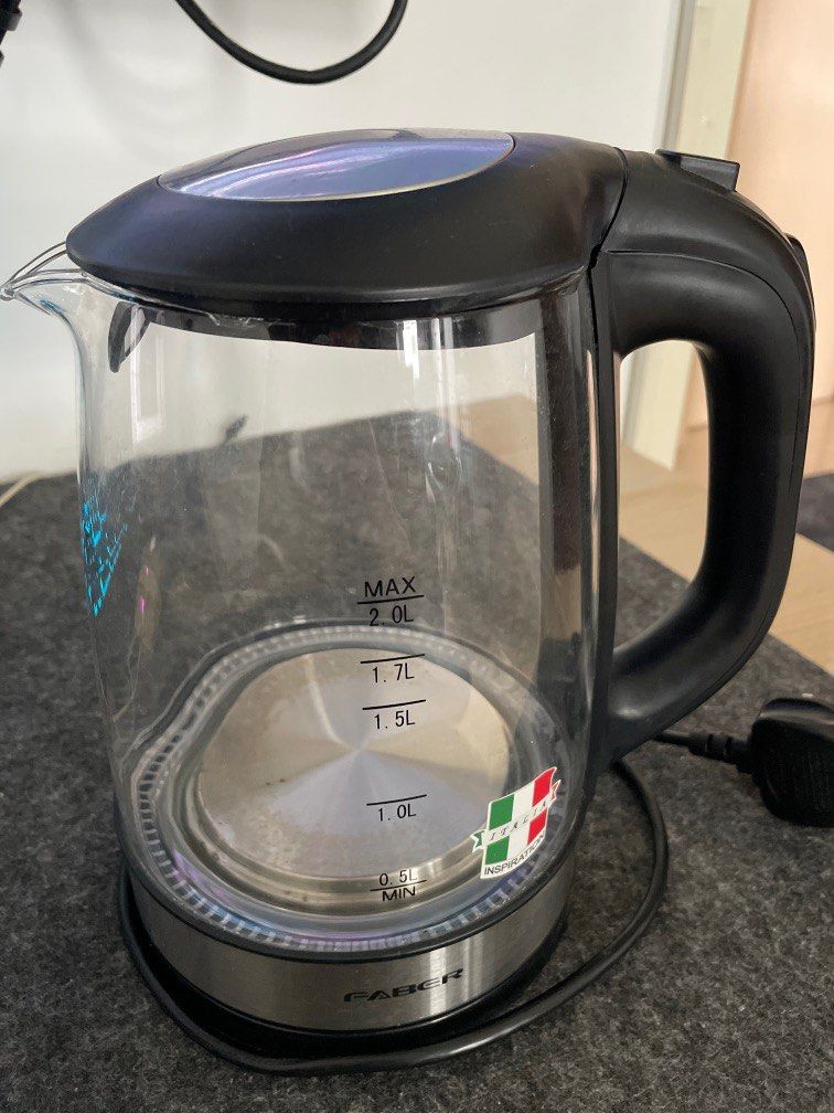 Faber sale glass kettle