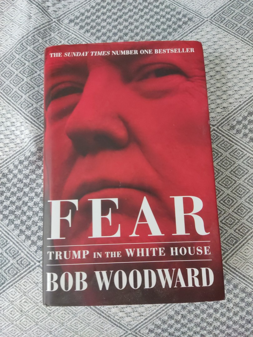 Trump　on　by　the　Fear:　house　in　white　Carousell　Fiction　Hobbies　Toys,　Bob　Magazines,　Non-Fiction　Woodward,　Books