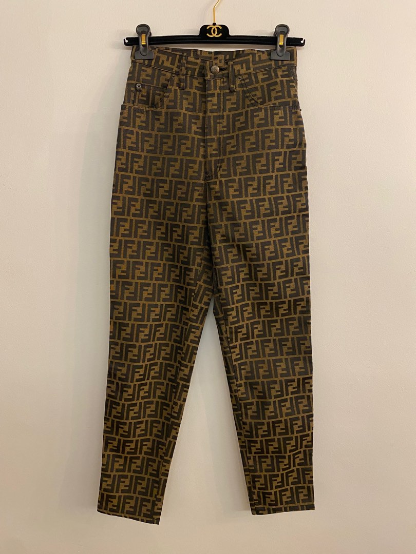 Fendi zucca monogram pants discount