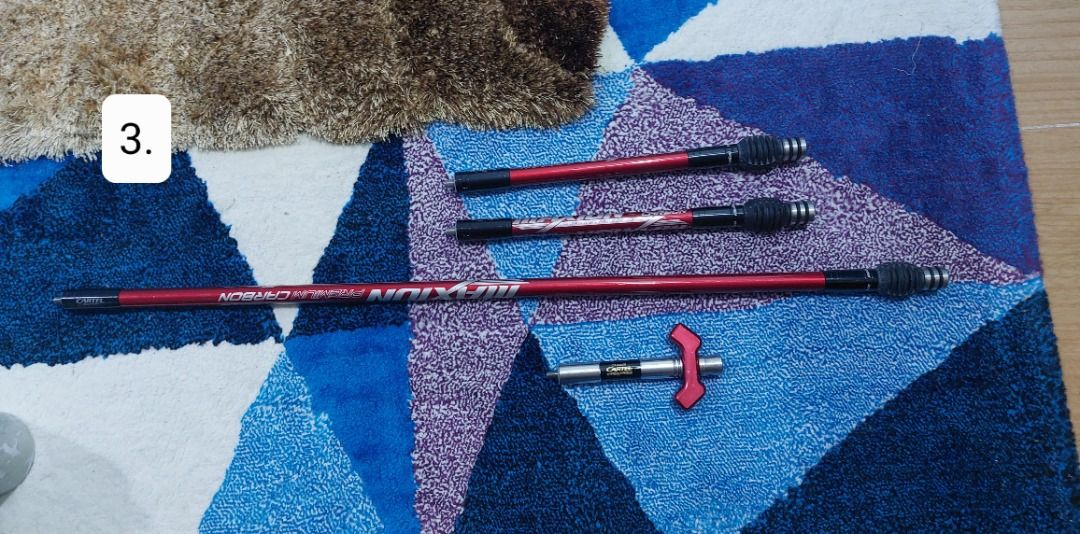 Recurve Bow Set With Target (No riser, stabilizer, bow stand), Sports