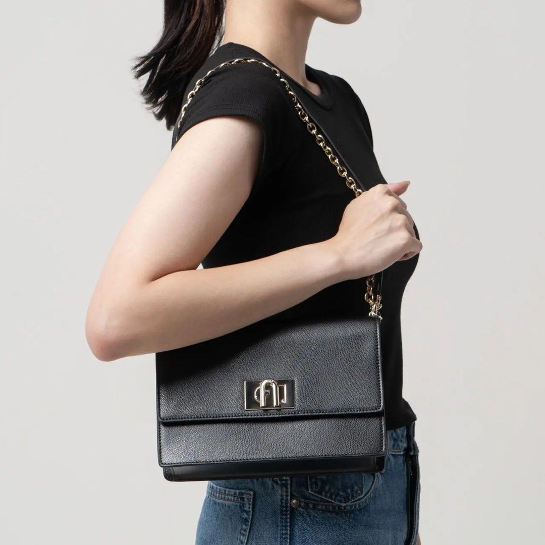 Handle Bag Furla 1927 Crossbody Nero Furla Mini Tote Black Furla Purse Buy  Furla 1927 Small Crossbody