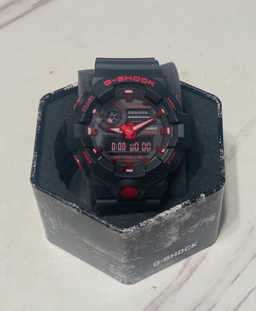 G shock ga sale 700 black red