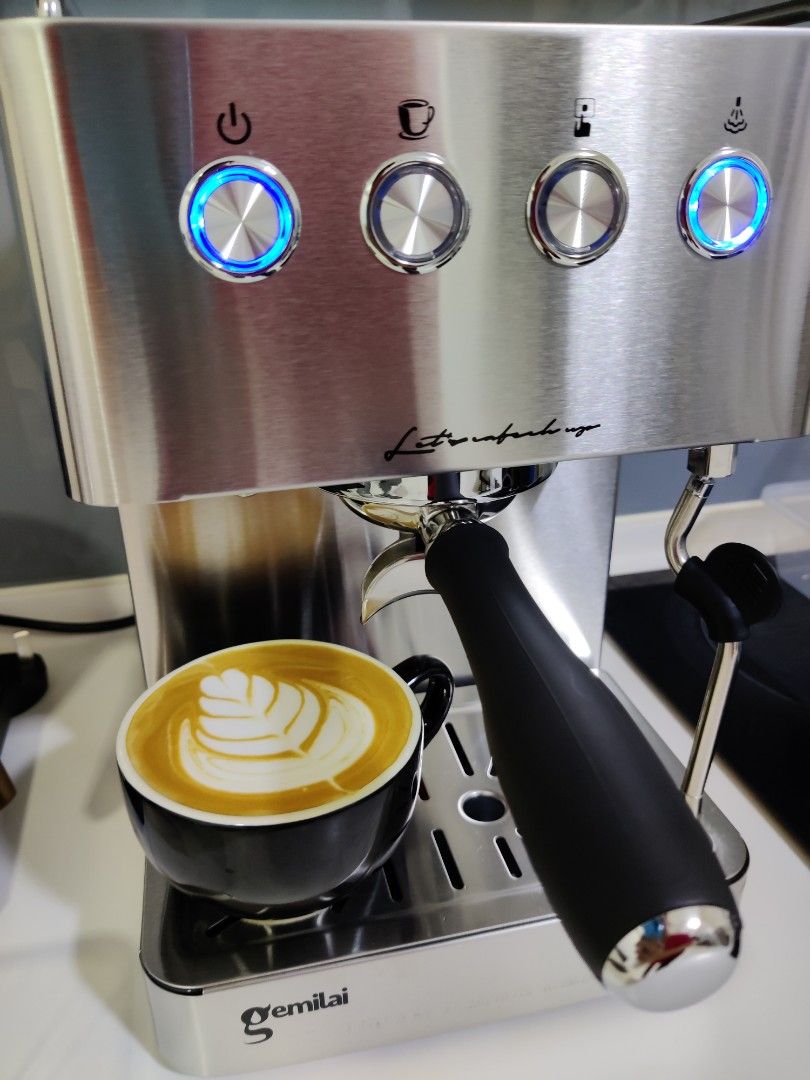 Gemilai CRM9016 LED Commercial Espresso Coffee Bean Grinder 64MM Flat Burr  – Coffee Machine BN