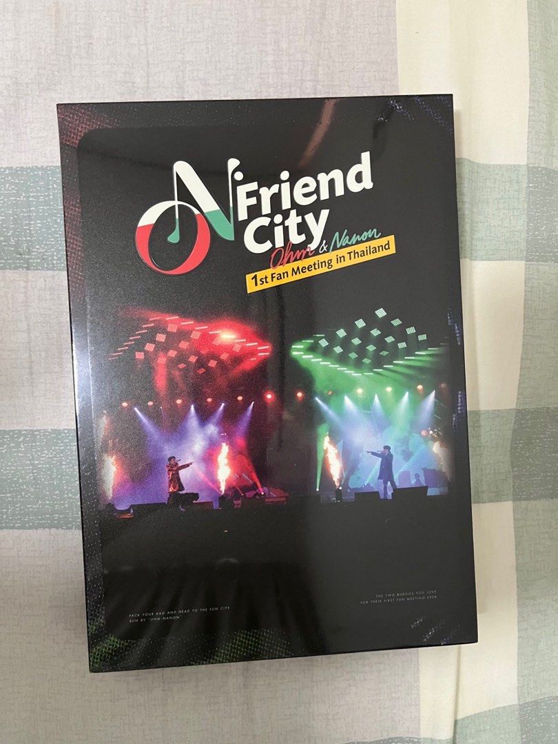 GMMTV DVD BOXSET O-N FRIEND CITY OHM-NANON 1ST FAN MEETING IN