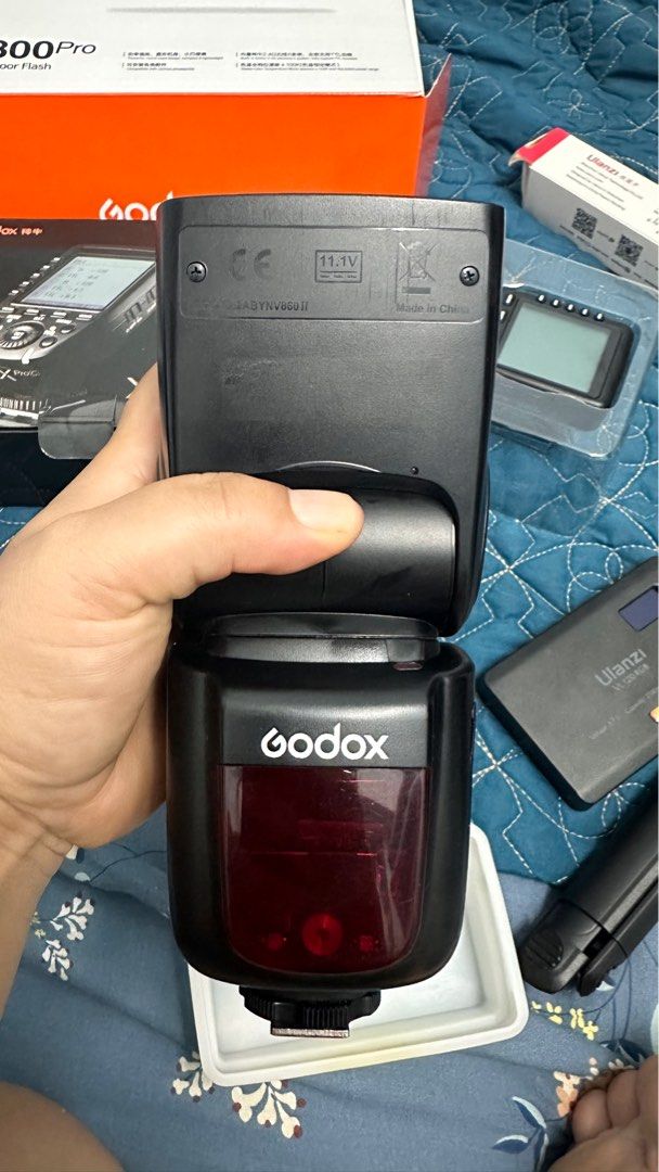 Godox v860ii for canon, 攝影器材, 攝影配件, 閃光燈- Carousell