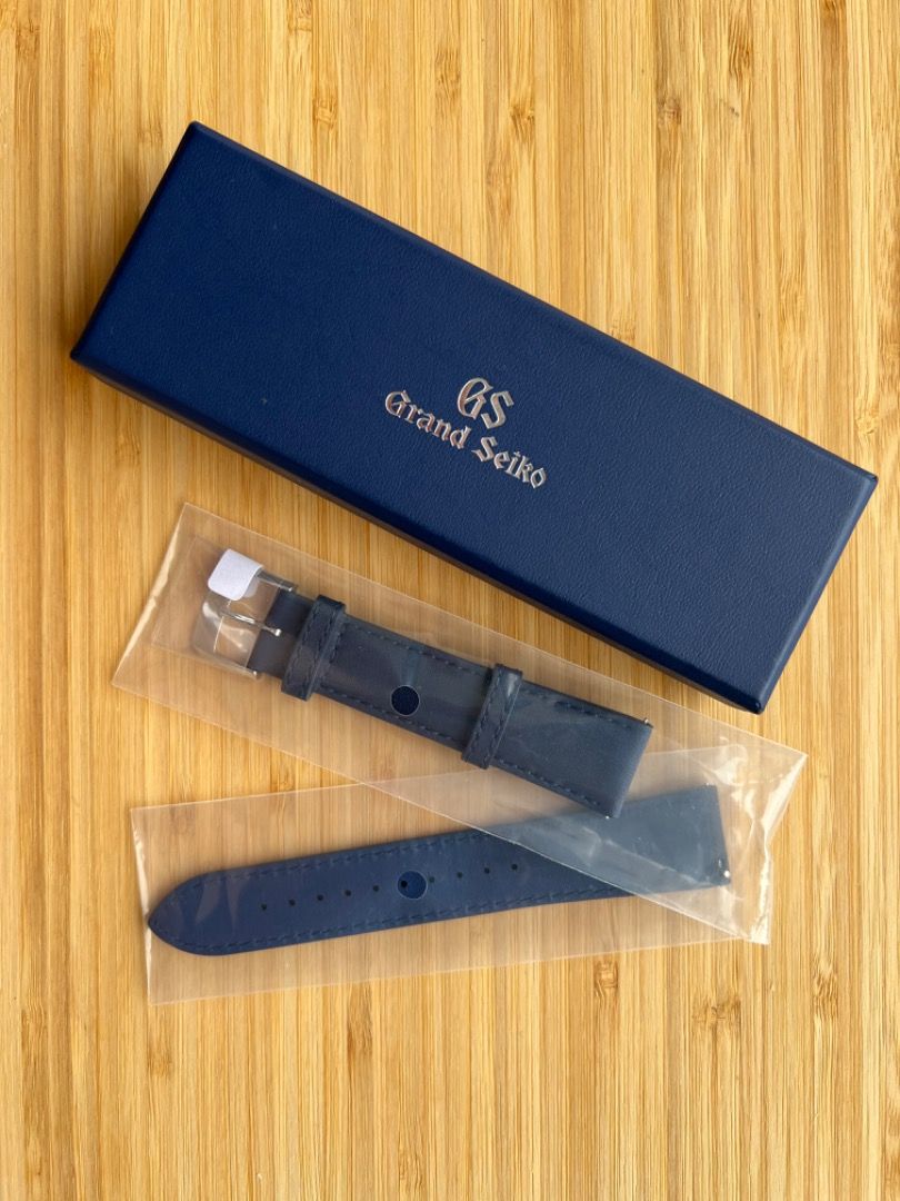 Grand Seiko 21mm Leather Strap, Men's Fashion, Watches & Accessories
