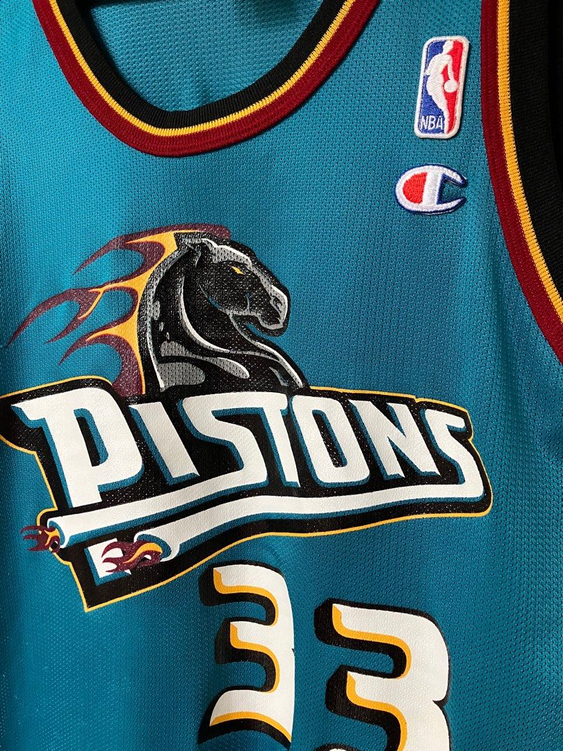 Grant hill pistons champion jersey outlet