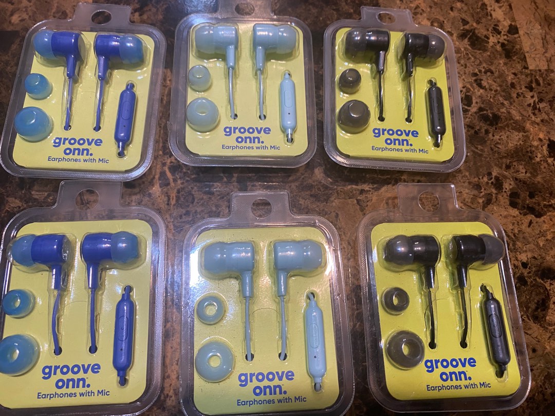 Groove onn earphones with mic on sale