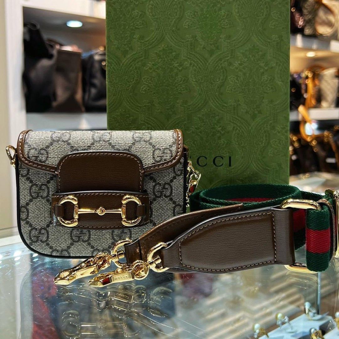 Gucci Horsebit 1955 mini bag, Luxury, Bags & Wallets on Carousell