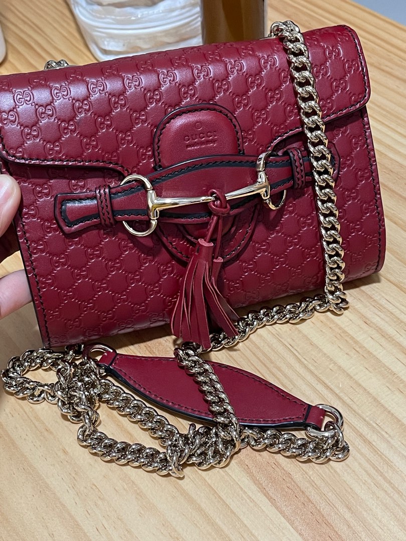 Gucci Emily Mini Women s Fashion Bags Wallets Cross body Bags on Carousell