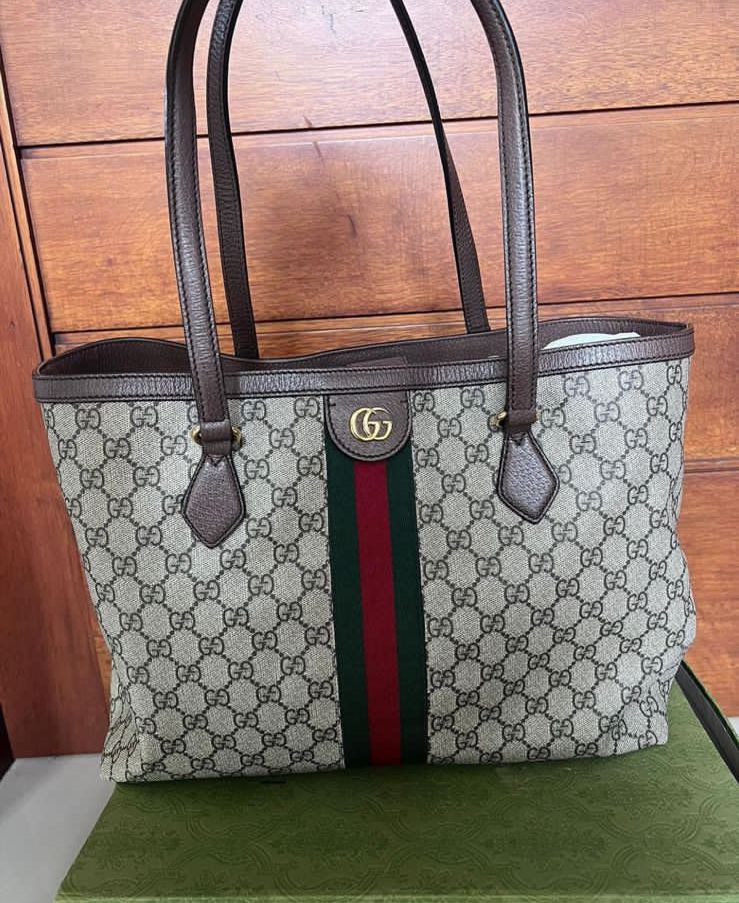 Gucci ophidia tote 2021 fullset on Carousell