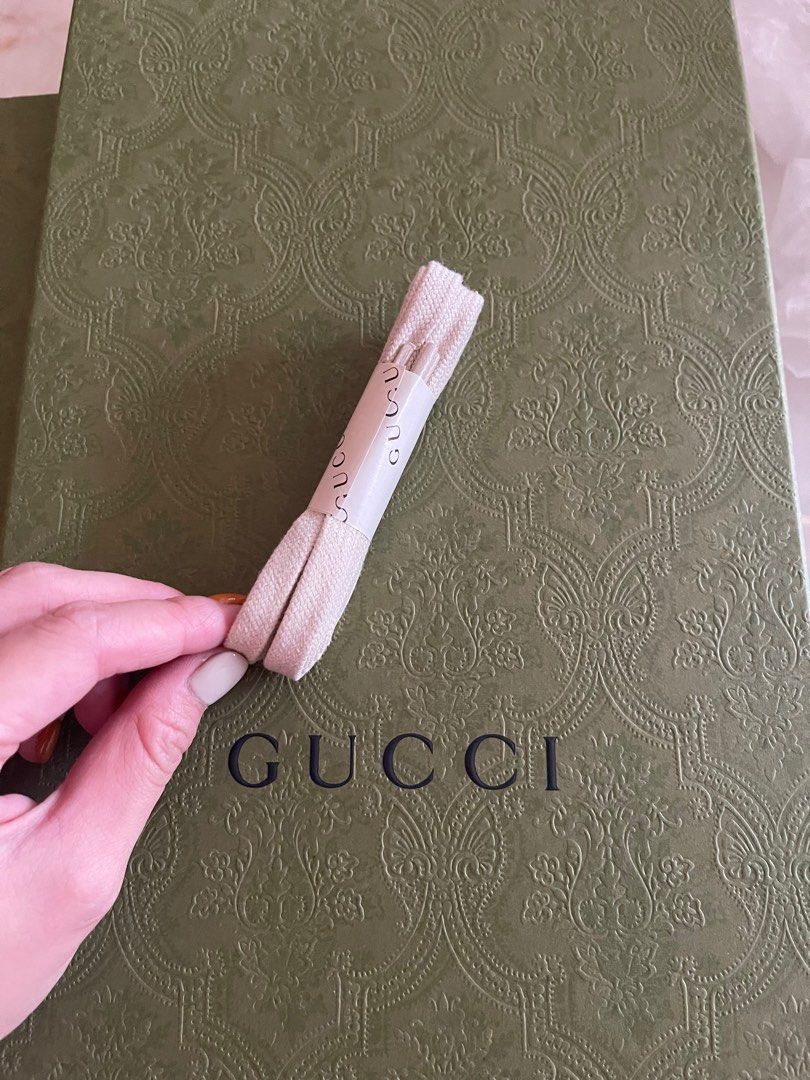 Gucci shoelace, Luxury, Sneakers & Footwear on Carousell