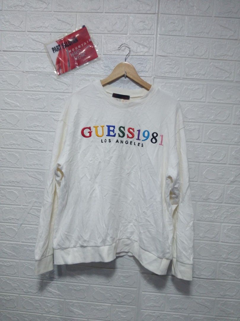 Guess rainbow sweatshirt online