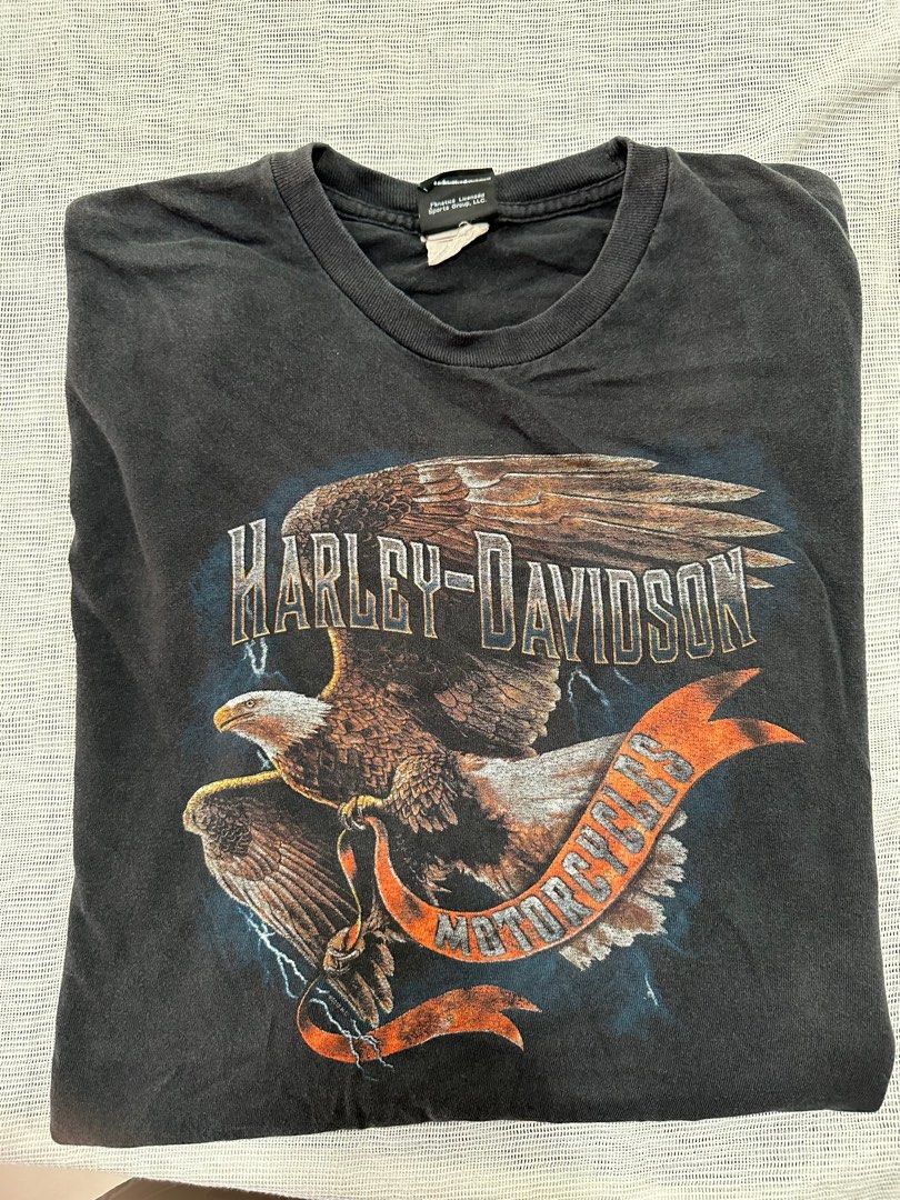 Harley Davidson Vintage Tee Men s Fashion Tops Sets Tshirts Polo Shirts on Carousell