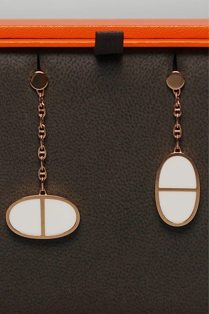 White ceramic earrings hotsell