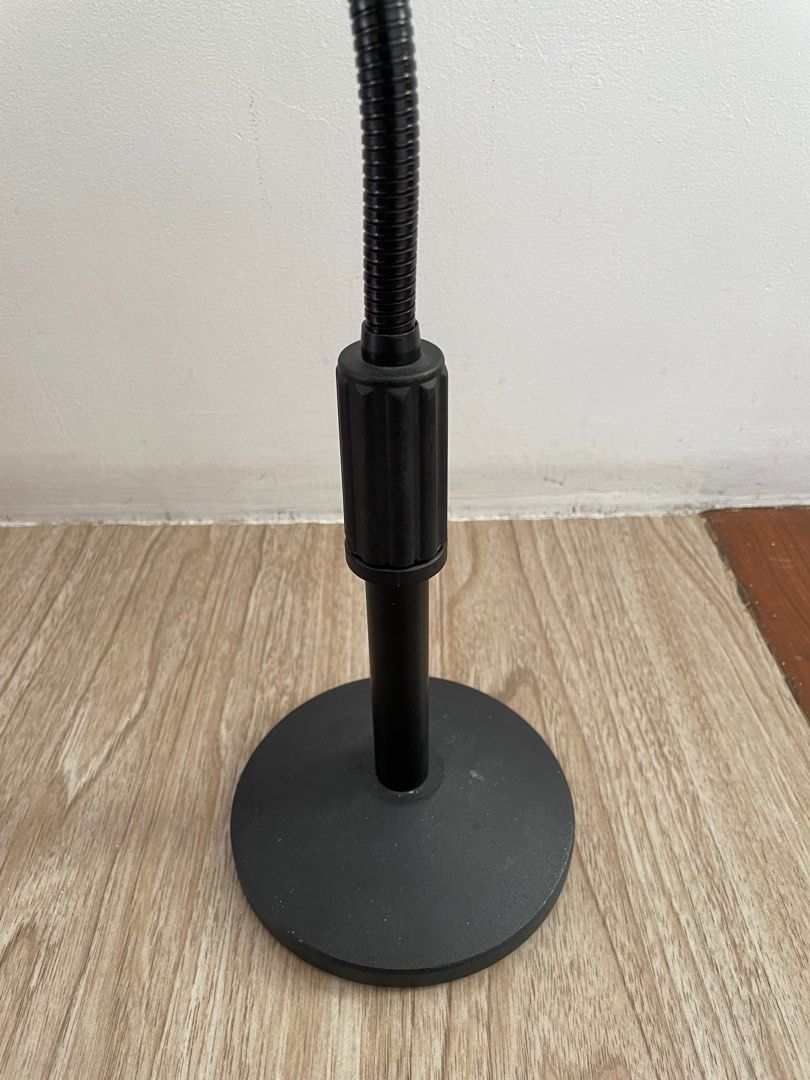 High End Microphone Stand (Premium Weighted with Adjustable Goosneck