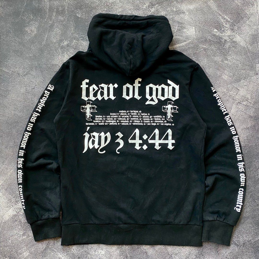 Hoodie Fear Of God Jay Z Tour