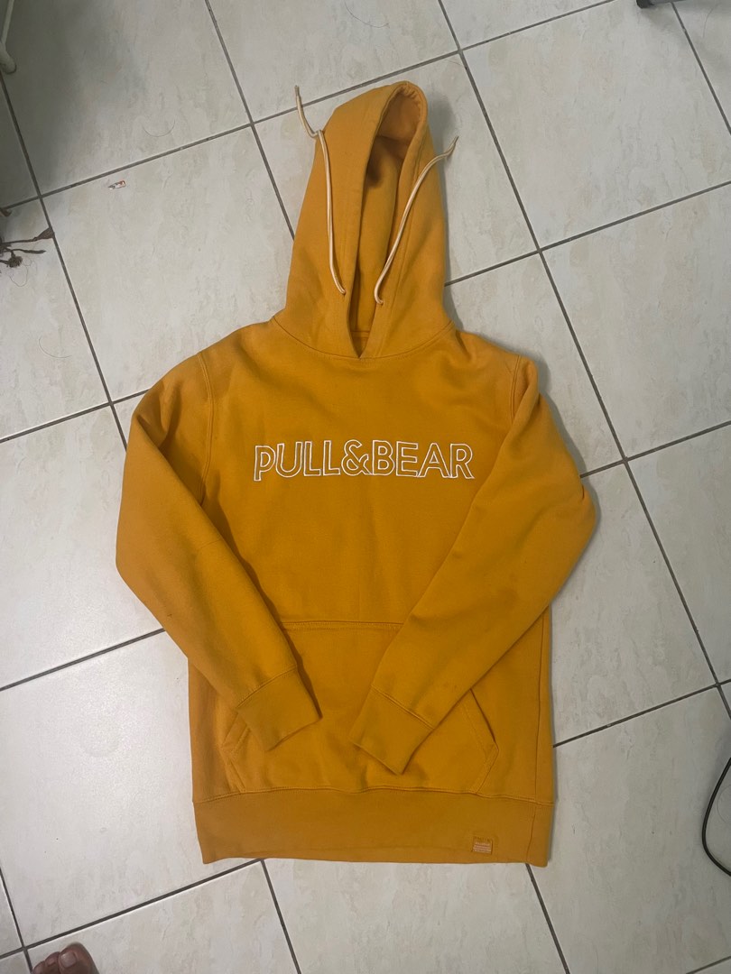 Hoodie pull on sale and bear kuning