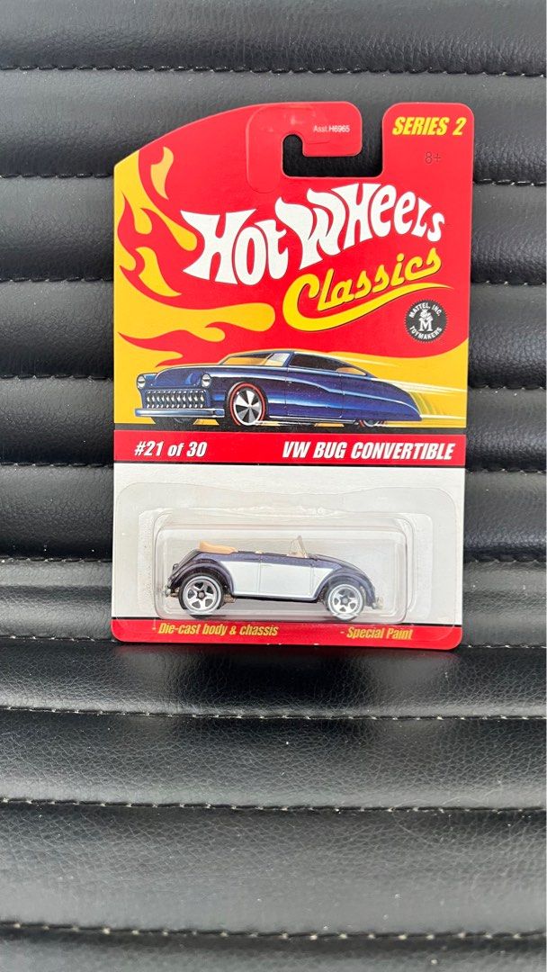 Hot Wheels Volkswagen Beetle Convertibles Spectra Chrome/ Green