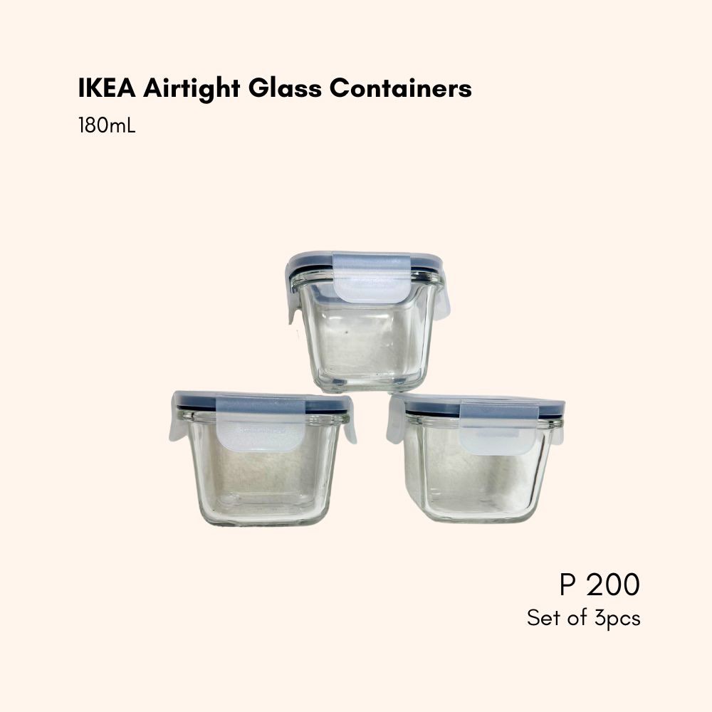 IKEA Airtight Glass Containers MOVING OUT SALE, Furniture & Home