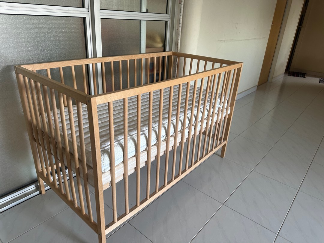 Ikea Baby Cot Good Condition, Babies & Kids, Baby Nursery & Kids