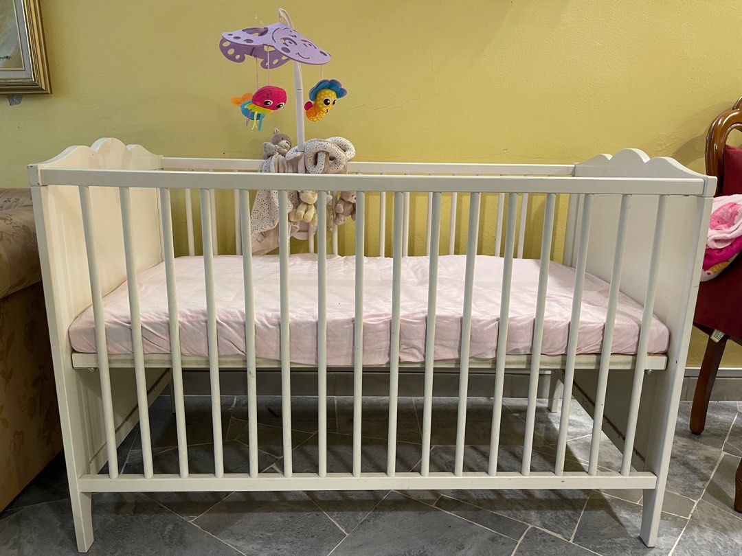 Ikea baby crib, Babies & Kids, Baby Nursery & Kids Furniture, Cots