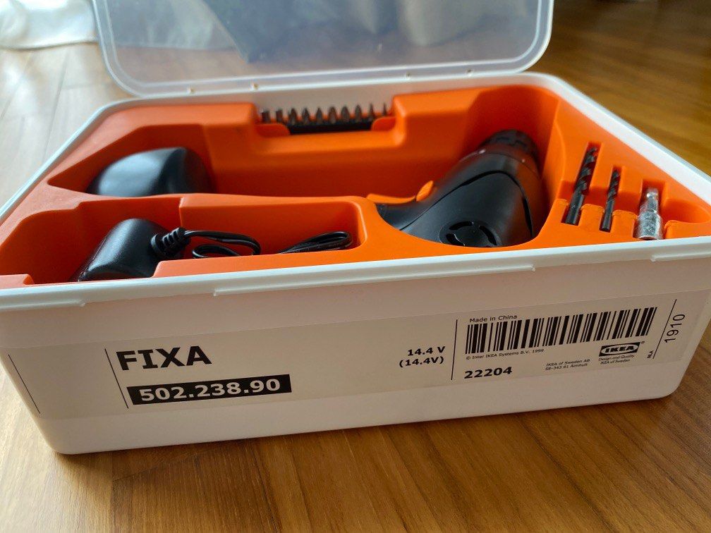 IKEA FIXA Screwdriver/drill set, Furniture & Home Living, Home