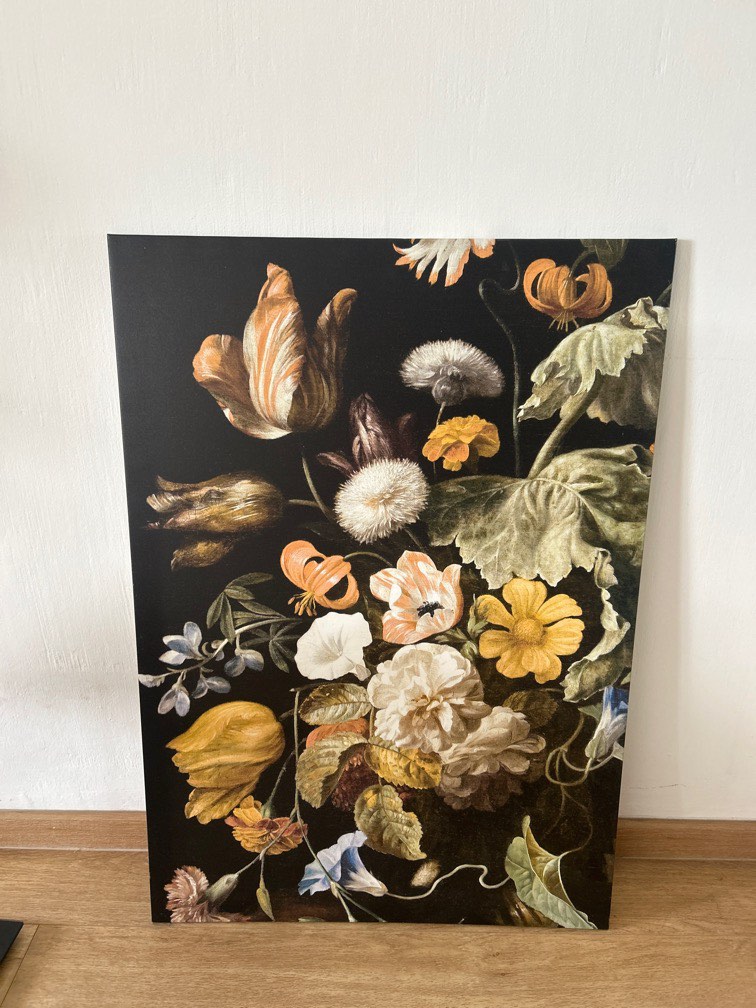 IKEA flower picture painting, Furniture & Home Living, Home Decor, Frames & Pictures on Carousell