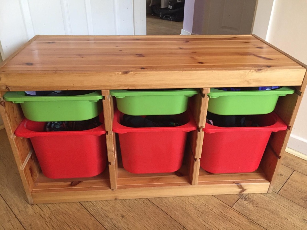 Ikea Trofast storage unit with 6 drawers, Furniture & Home Living